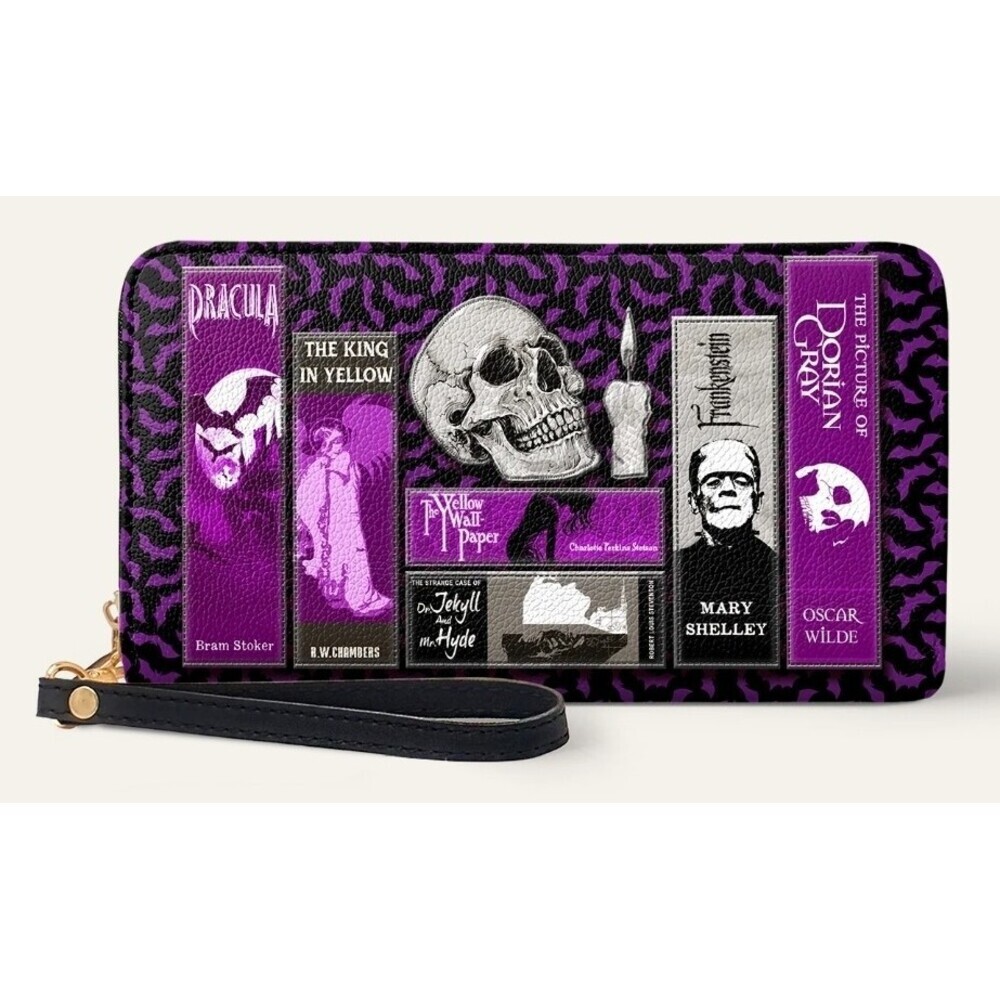 This Codex of Gothic Violet Echo Wallet Horror Goth Halloween‎ Literature New